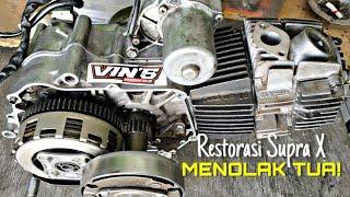 Restorasi Supra X lagi | Vins Modified | supra Mas Royan Part 1