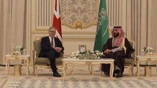 UK PM Starmer meets Saudi Arabia's Crown Prince Mohammed bin Salman in Riyadh