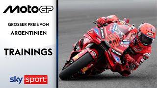 Streckenrekord und Bagnaia Crash! | Alle Trainings - Highlights |  Argentinien GP | MotoGP 2025