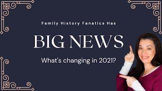 Big Changes to Family History Fanatics Genealogy Channel on YouTube