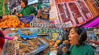 [동금로그]️냉장고 꽉 채우는 날️수산물 시장 갔다가 망원시장 갔다가 송화시장 갔다가 식자재마트가서 플렉스 해부렀다
