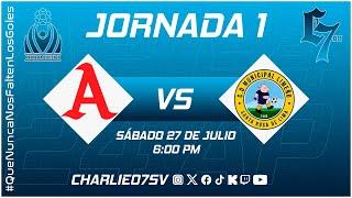 ALIANZA  vs  LIMEÑO !  APERTURA 2024  ! JORNADA 1  ! EL SALVADOR! EN VIVO!