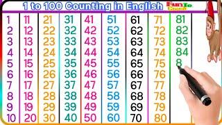 1 to 100 Counting in English | Numbers and Counting | English counting 1 to 100 | 1 से 100 तक ginti