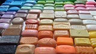 100 soaps  ASMR cutting dry soap long video