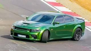 Nürburgring BEST of American MUSCLE CARS!  Dodge Charger RT, Viper, Mustang Shelby, Corvette etc!