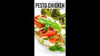 I can’t stop making this Pesto Chicken! #shorts