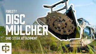 Forestry Disc Mulcher | Skid Steer Attachment | IronCraft