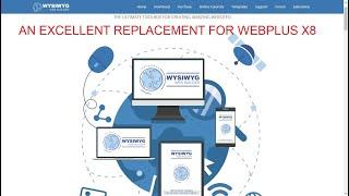 Replacement for WebPlus X8 and below. WYSIGIG Web Builder. (Updated Aug 22)