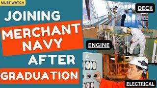 How to join Merchant Navy after Graduation? | Complete Information | MarineR Sk