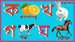 ka kha ga gha bengali alphabet learning| কখগঘ Bangla Sekha | বাংলা ব্যঞ্জনবর্ণ