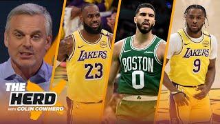 Lakers debut LeBron-Bronny father-son duo, Celtics blow out Knicks on opening night | NBA | THE HERD