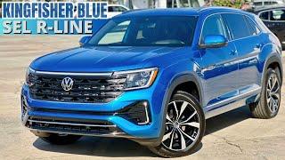 2025 VW Atlas Cross Sport SEL Premium R-Line In Kingfisher Blue Is Jaw Dropping!