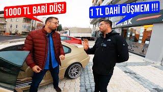 BMW 3.30 Cİ PAZARLIĞINDA SİNİRLER GERİLDİ !!! ( İKİNCİ EL ARABA PAZARLIĞI SERİSİ bmw e46 )