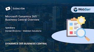 Microsoft Dynamics 365 Business Central Overview