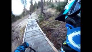 Ö-vik Höga Kusten Bikepark, vurpa på bron