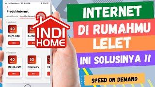 Cara Membeli Paket Speed on Demand Indihome | My Indihome