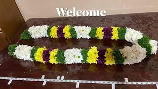 how to make garland with fresh flowers