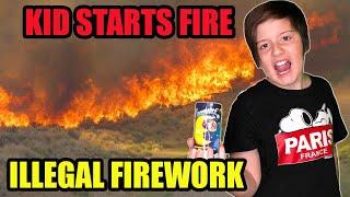 Kid Starts A Wildfire By Lighting Banned Fireworks - Neighborhood Evacuated! Oh Shiitake Mushrooms