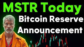 MSTR (MicroStrategy): Bitcoin Strategic Reserve announcement coming!