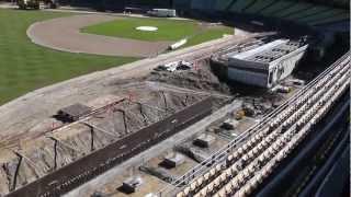 Dodger Stadium Renovations in Progress 1-10-13 - Construction, Upgrades, Remodeling 2012 - 2013