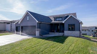 TOUR THIS HOME | Sleek Farmhouse Chestnut Floor Plan #hometour #siouxfalls