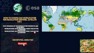 HOW TO DOWNLOAD ESA WorldCover SENTINEL 2  10m RESOLUTION LULC