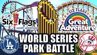 Six Flags World Series PARK BATTLE! Magic Mountain vs Great Adventure (2024)