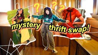 MYSTERY THRIFT SWAP w/ Alycia Thrifts!  thrift with me & GIVEAWAY | artsy spring pinterest vibes