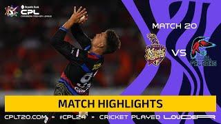 Highlights | Trinbago Knight Riders vs. Antigua & Barbuda Falcons | CPL 2024