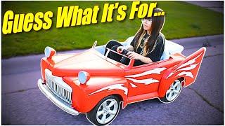 3D Printing a CAR for Kids to Drive