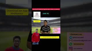 finally Saurav Ganguly (dada) is with us #NviNomics Download the app Link in comment #cuetPgEco