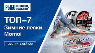 Топ-7 лесок для зимней рыбалки от компании Momoi. Ловля на мормышки, блесны и балансиры.