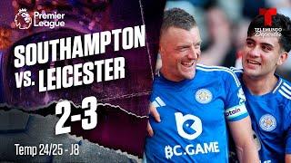 Highlights & Goals: Southampton vs. Leicester 2-3 | Premier League | Telemundo Deportes