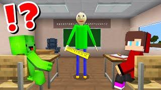 JJ and Mikey in BACK TO SCHOOL CHALLENGE in Minecraft / Maizen Minecraft