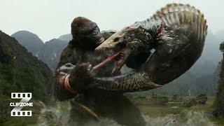 Kong: Skull Island | Kong Vs. Skullcrawler | ClipZone: High Octane Hits