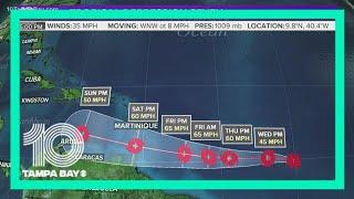 Invest 99-L becomes Tropical Depression Seven