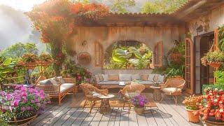 Jazz Cafe Music  Jazz Piano in the Sunny Garden | For Relaxation and Forcus Work