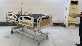 Product video of UNITED ICU bed Electric / 7 function Electric Hospital Bed