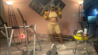 Vanessa's Healing Journey Weight Loss Journey Day 7  Home Gym Mini Stepper, Gazelle & Total Gym XL