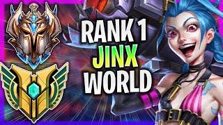 RANK 1 JINX IN THE WORLD! | RANK 1 JINX ADC GAMEPLAY! | RANK 1 JINX GUIDE