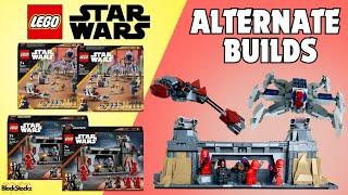 We built 10 different Lego Star Wars alternate builds !!!