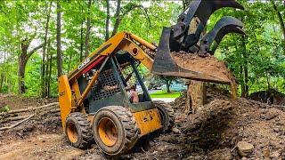 Building a new driveway at the cabin Episode 11