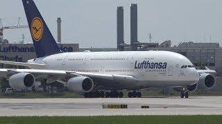 [4K] Morning Spotting at Munich Airport (B787, A350, A380)