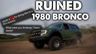 HATERS REACT to my RUINED 1980 Raptor Bronco