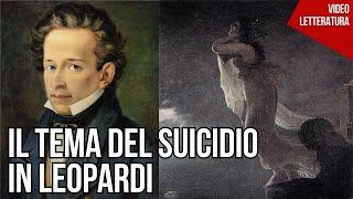 Il tema del suicidio in Leopardi