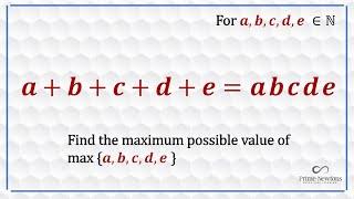 The maximum possible maximum