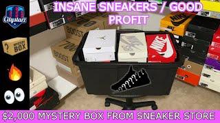 INSANE SNEAKERS in this $2,000 Mystery Box from @_citystarz (Sneaker Store)