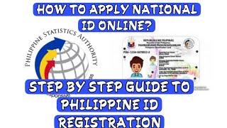 How to apply Philippine National Id online | Step by Step Guide | PhilSys | PSA| Momshie Vlogs