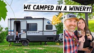 CAMPING AT A WINERY | Niagara Region Winery Tour