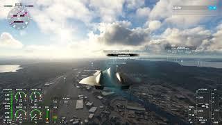 Microsoft Flight Simulator / LFBD to KSEA / Frequent Flyer Miles achievement part 2